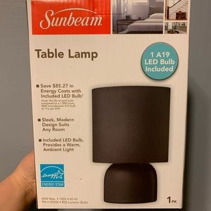 Sunbeam table lamp brand new